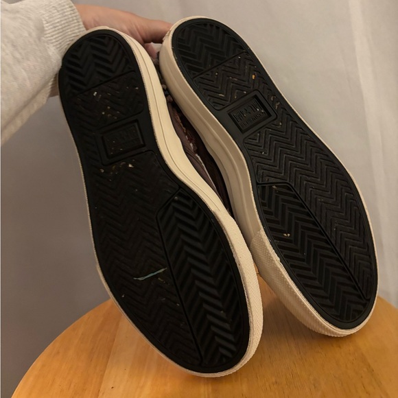 Converse Distressed Patchwork Slip-On Sneakers Y2K Grunge Aesthetic Women’s 8.5 - Picture 9 of 9